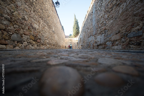narrow street of the old town