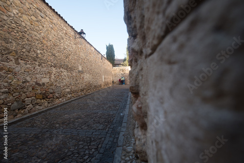 narrow street of the old town