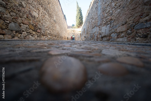 narrow street of the old town