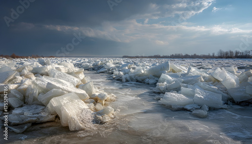 Ice landscape outdoors nature.