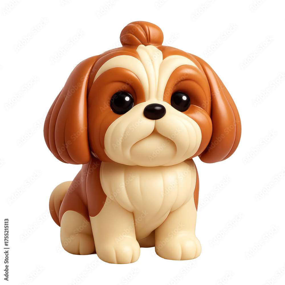 Obraz premium PNG Cute cartoon dog illustration