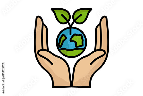 Картината върху платно Conservation icon