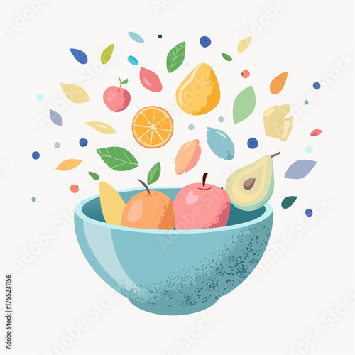 Schwebe-Bowl – „Floating Superfoods“