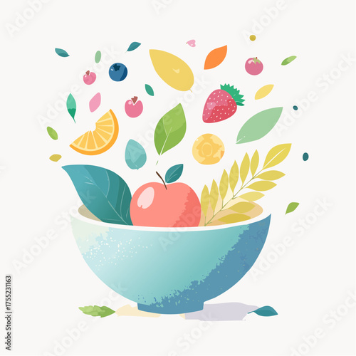 Schwebe-Bowl – „Floating Superfoods“