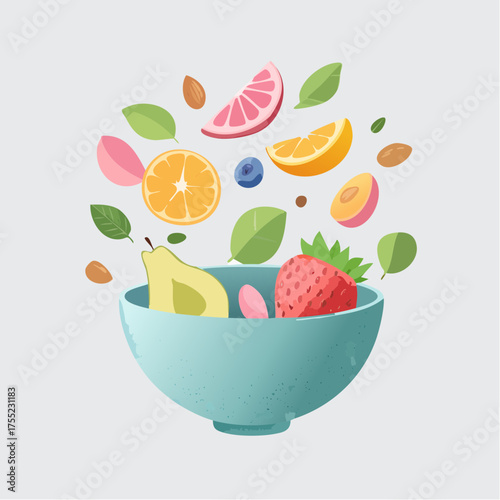Schwebe-Bowl – „Floating Superfoods“
