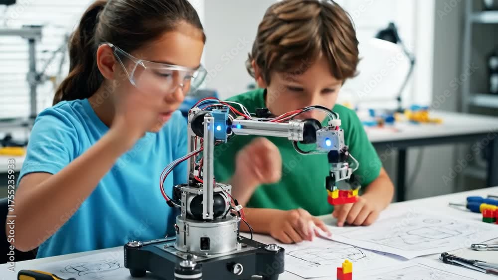 custom made wallpaper toronto digitalCurious Children Engineering a Robotic Arm for STEM Education and Innovation