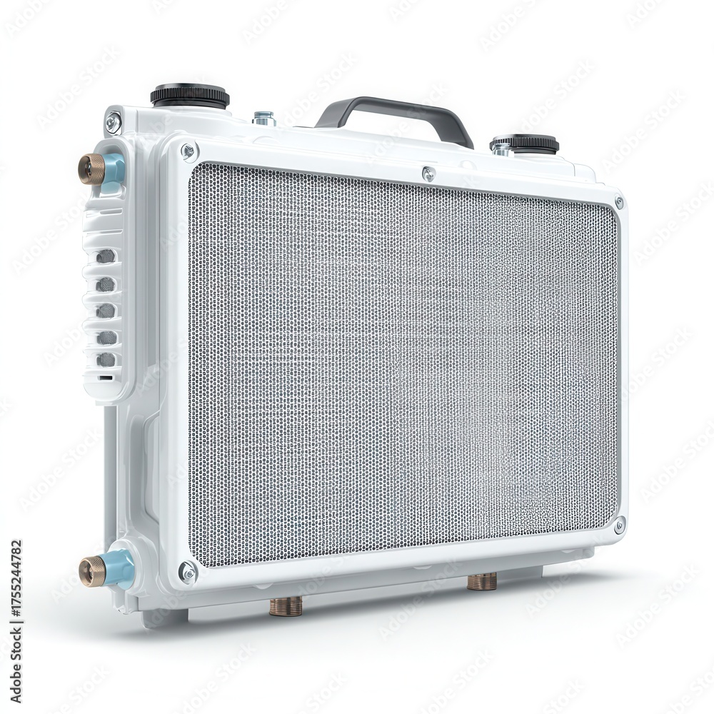 Naklejka premium car_radiator, auto_radiator, vehicle_radiator, cooling_system, engine_cooling