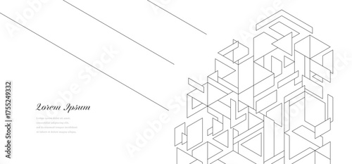 幾何学 抽象 建築 テクノロジー ビジネス 背景