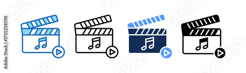 Music Video multiple icon