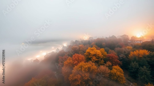 sunrise in the mountains