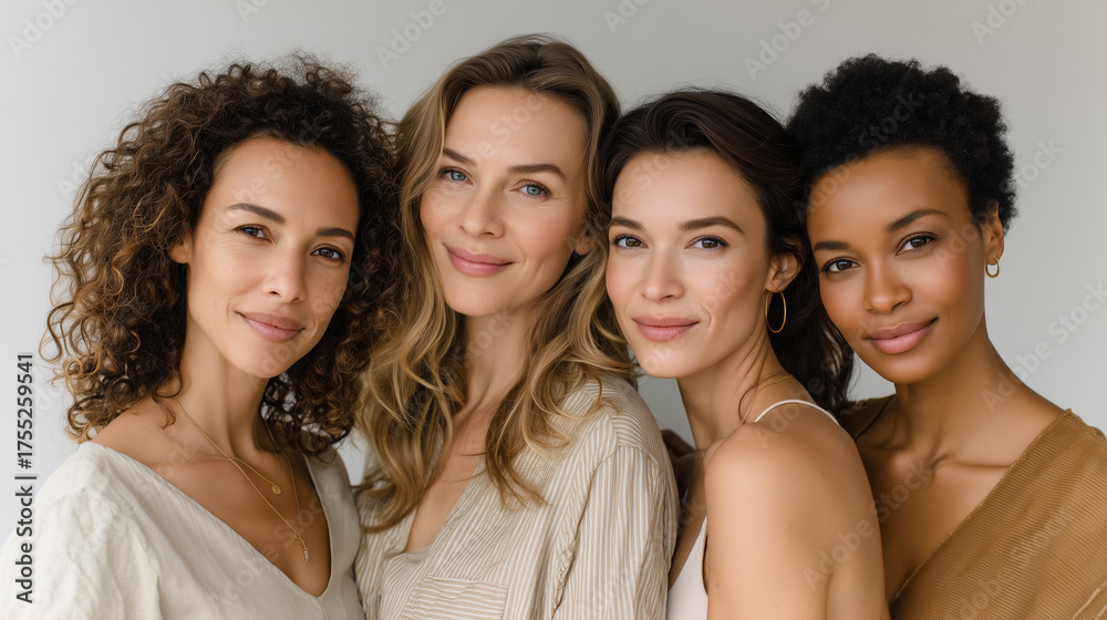 Obraz premium Diverse Group of Women Standing Together