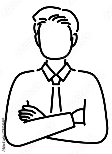 悩んだりイライラする男性会社員や教師や父
