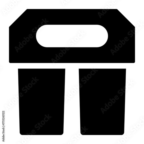 cup carrier takeaway icon