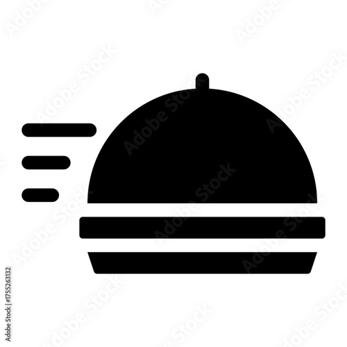 delivery restaurant cloche icon