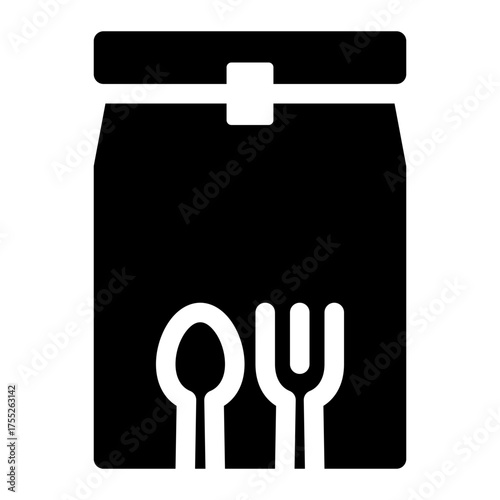 food takeaway packaging icon