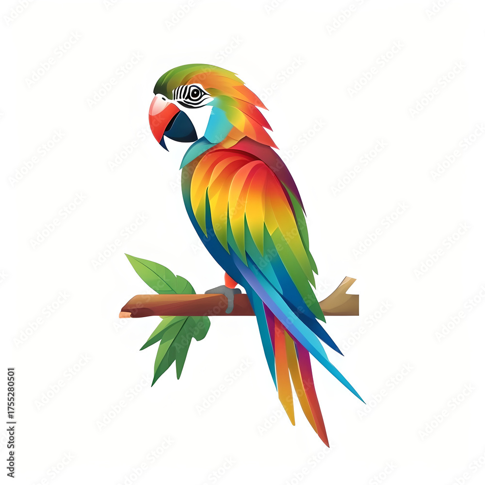 Fototapeta premium blue and yellow macaw