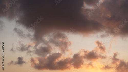 red cloud in the sky