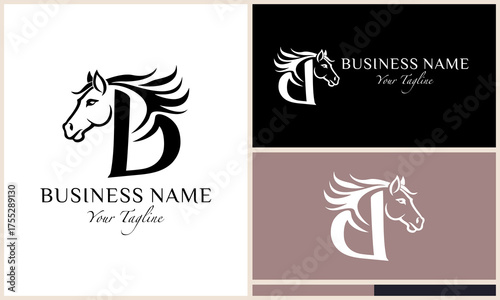 Horse Initial Logo. (1) Free Download Horse Initial Logo. (1) - GFXLoad