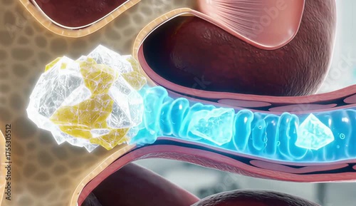 Kidney Stones 3D Animation – Microscopic Urinary Tract Obstruction Visualization in 4K