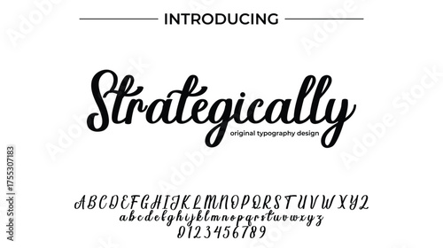 Strategically - Elegant Script Font for Smooth Handwritten Design and Creative Typography