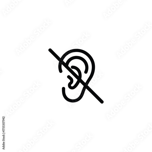 Symbolic Representation of Hearing Loss An Artistic Depiction of Impaired Auditory Senses and Communication Barriers in an Isolated State of Awareness