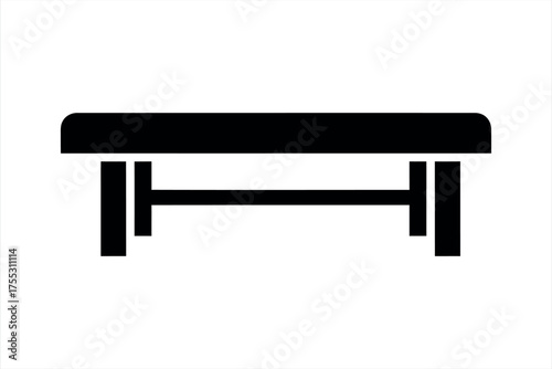 Simple Bench Silhouette
