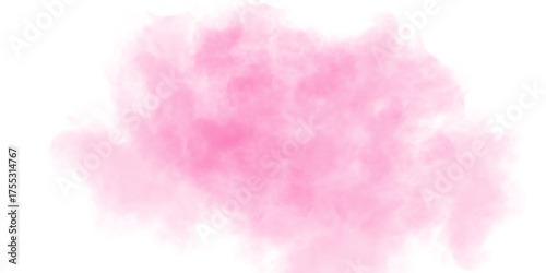 Abstract swirls of magenta and pink smoke on black background