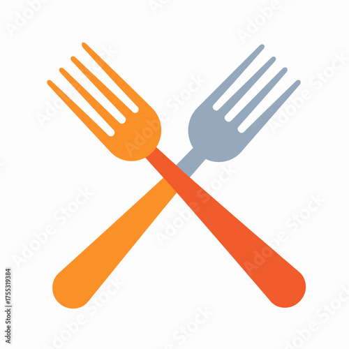 Fork image. Perfect for food blogs, restaurant menus, kitchen dcor, cooking websites, and culinary social media posts. Vibrant and eyecatching.