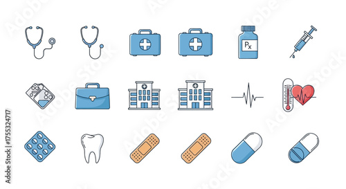 A Clean Set of Medical and Healthcare Icons in a Serene Color Palette_transparent.svg