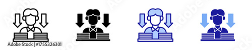 Burden  Icon Set Multiple Style Collection

