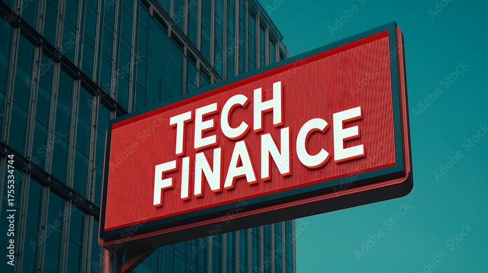 Obraz premium A vibrant sign displaying 