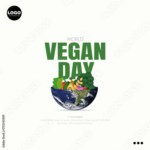 World Vegan Day, celebrated on November 1st, promotes the benefits of veganism for health.