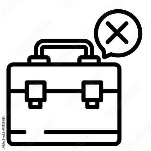 Briefcase  Icon Element For Design	