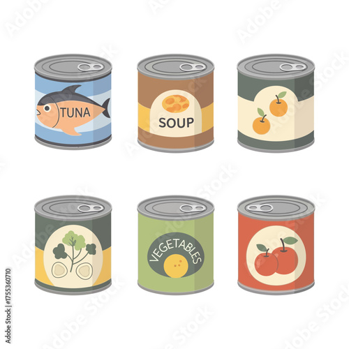 Assortment of preserved food jars with various flavors