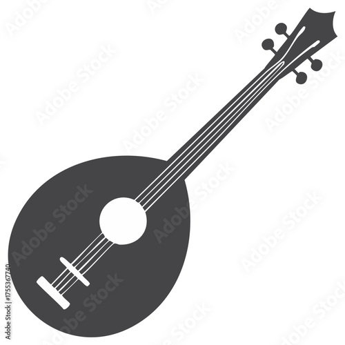 Traditional Stringed Musical Instrument Icon