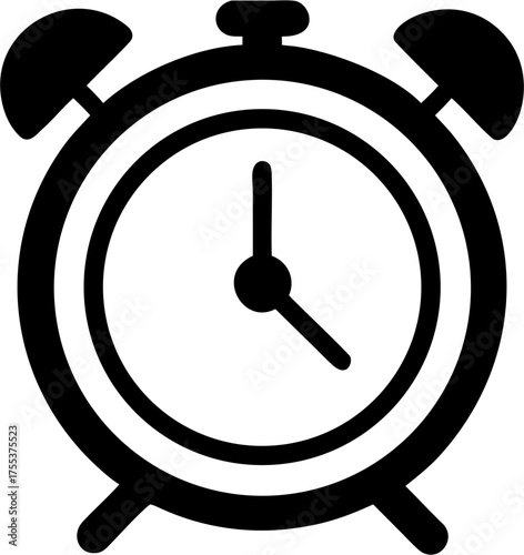 vector icon alarm clock illustration