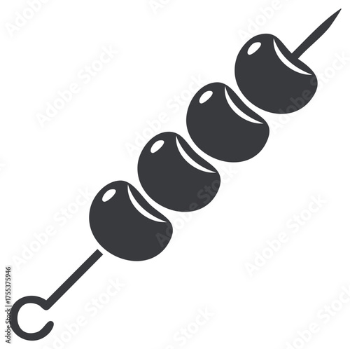 Skewered Bean Appetizer, Vegan Protein Option, Plant-Based Ingredient Presentation