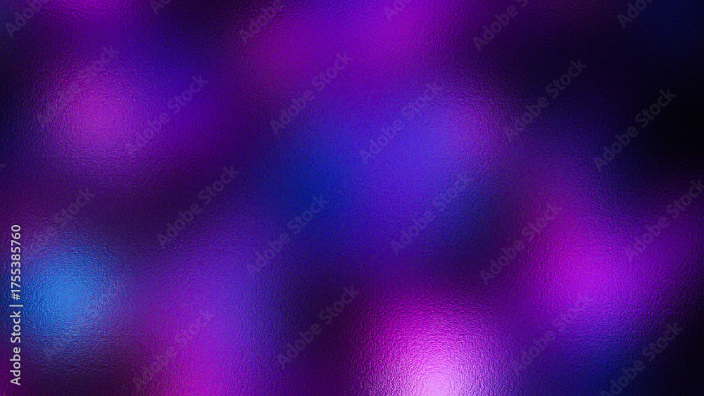 Obraz premium Abstract vibrant purple and blue bokeh lights creating a dreamy and magical glowing background effect