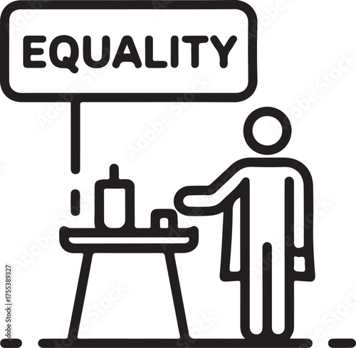 Casting Vote for Equality Icon