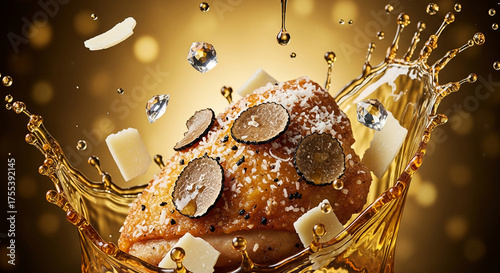 Truffle Parmesan Fried Chicken Splash