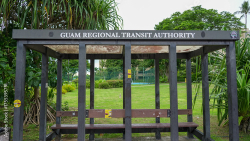 “Guam Regional Transit Authority bus stop shelter”
