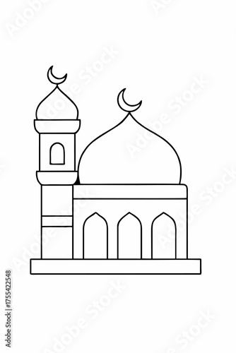 taj mahal vector illustration
