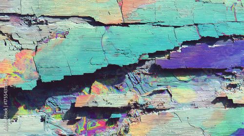 Bright plastic composition captures liquid motion in hyper-saturated color gradients