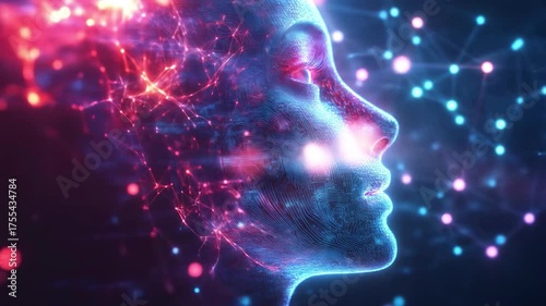Digital Mind Awakening. Video Generative AI.