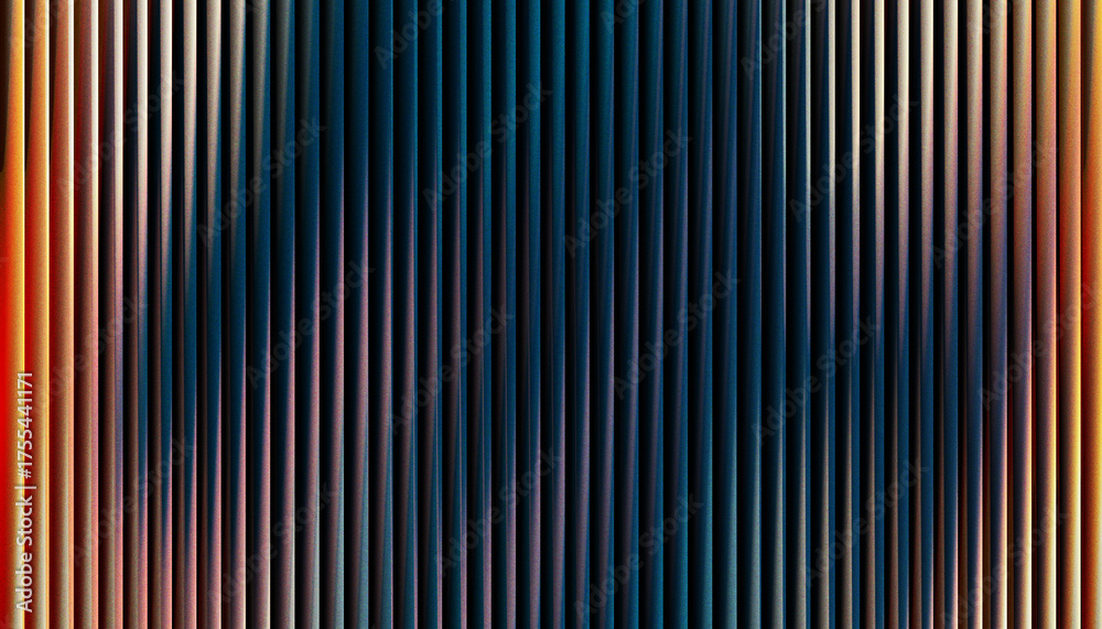 Fototapeta premium Abstract vertical lines with a gradient of colors and a dark center