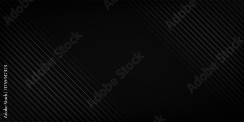 Dark abstract background with subtle diagonal lines and smooth gradient center, perfect for modern designs, tech themes, or elegant presentations.