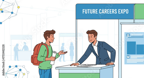 Discovering Career Path At Exposition For Futuristic Opportunities And Professional Advancement