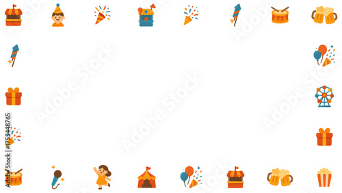Festival Element Horizontal Border