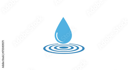 Water Drop Impact - Ripples and Symbolism.