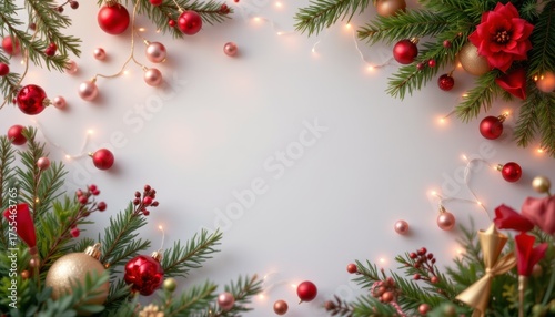 Festive Christmas Ornament Frame